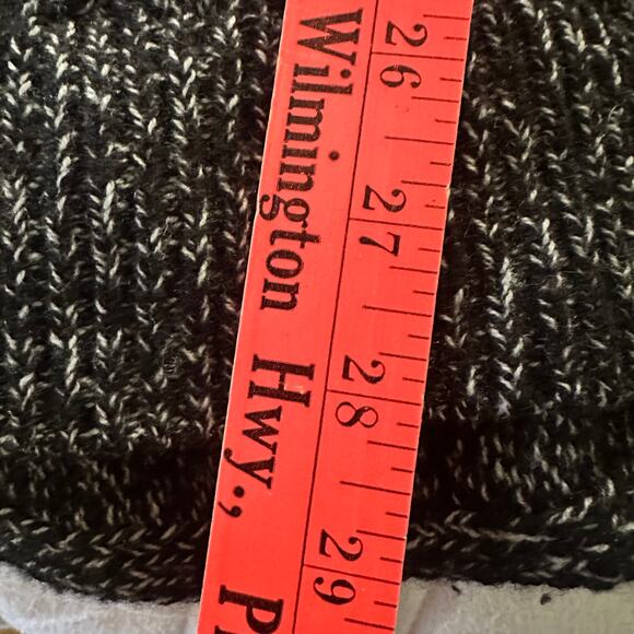 ATHLETA Sweater Womens Small Black Wool Cashmere Pullover V-Neck Side Zips Cozy - Picture 11 of 11